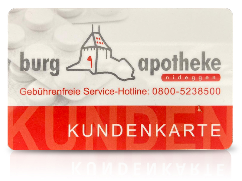 Kundenkarte Burg-Apotheke